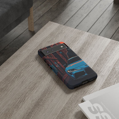 Toyota Supra MK-V Street Life-Dual Layer Ultra Tough Phone Case Google Pixel 6 Matte Printify by The Night Shift Automotive Apparel