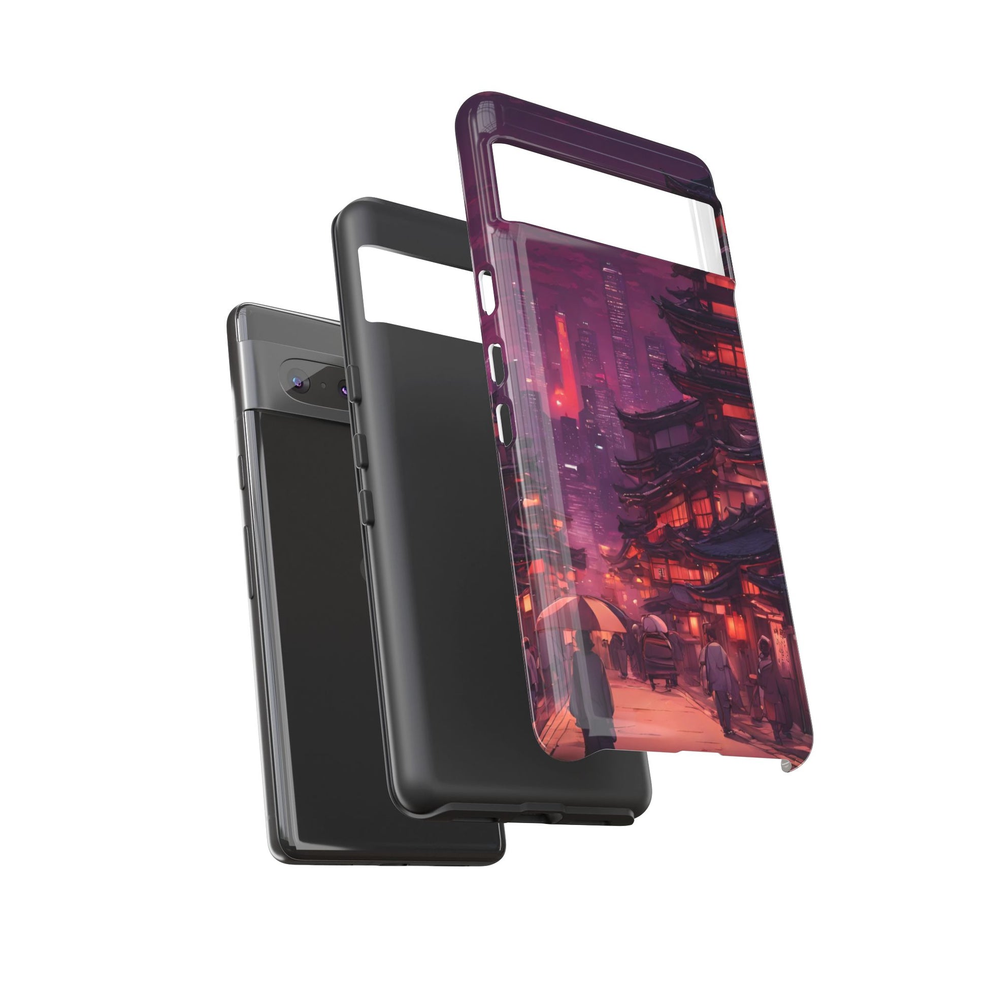 Traditional Japanese Village Countryside-Dual Layer Ultra Tough Phone Case Printify by The Night Shift Automotive Apparel