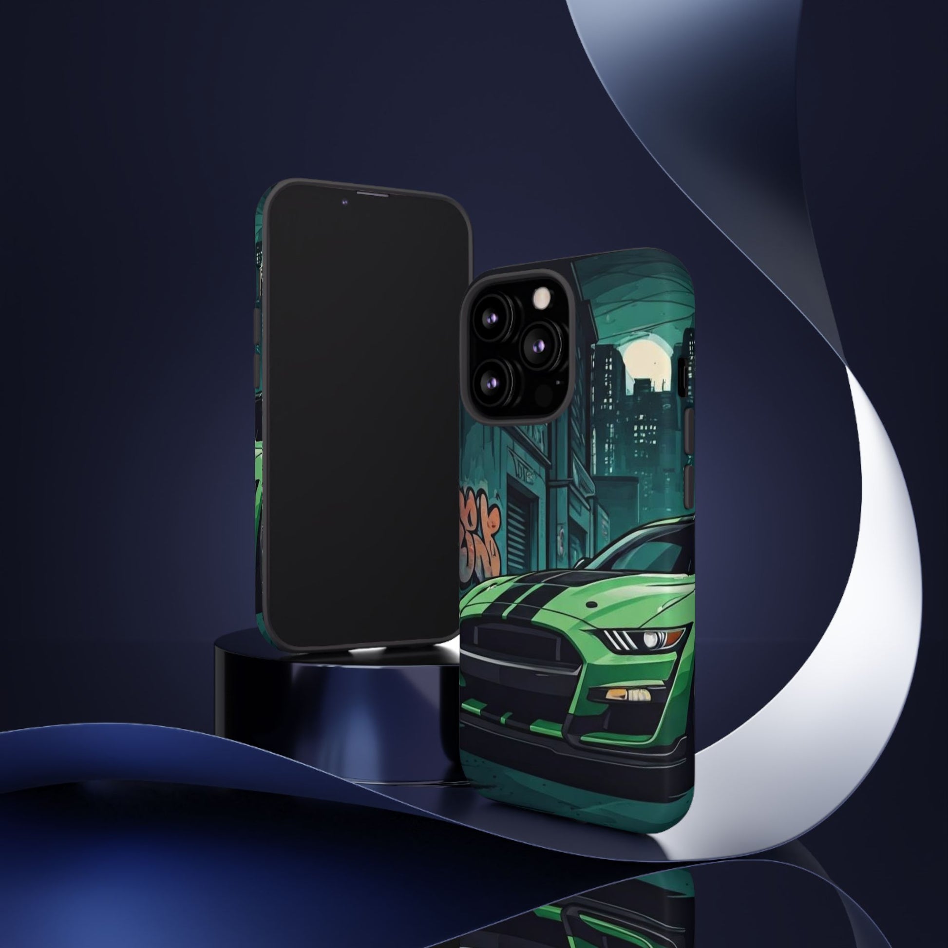 Ford Mustang Shelby GT500 Street Life-Dual Layer Ultra Tough Phone Case iPhone 13 Pro Matte Printify by The Night Shift Automotive Apparel