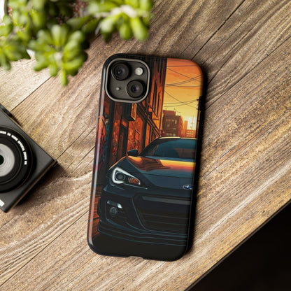 Subaru BRZ Street Life-Dual Layer Ultra Tough Phone Case iPhone 15 Plus Glossy Printify by The Night Shift Automotive Apparel