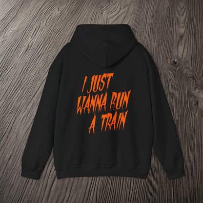 I Just Wanna Run A Train-Ultra Soft, Premium Hoodie Printify by The Night Shift Automotive Apparel