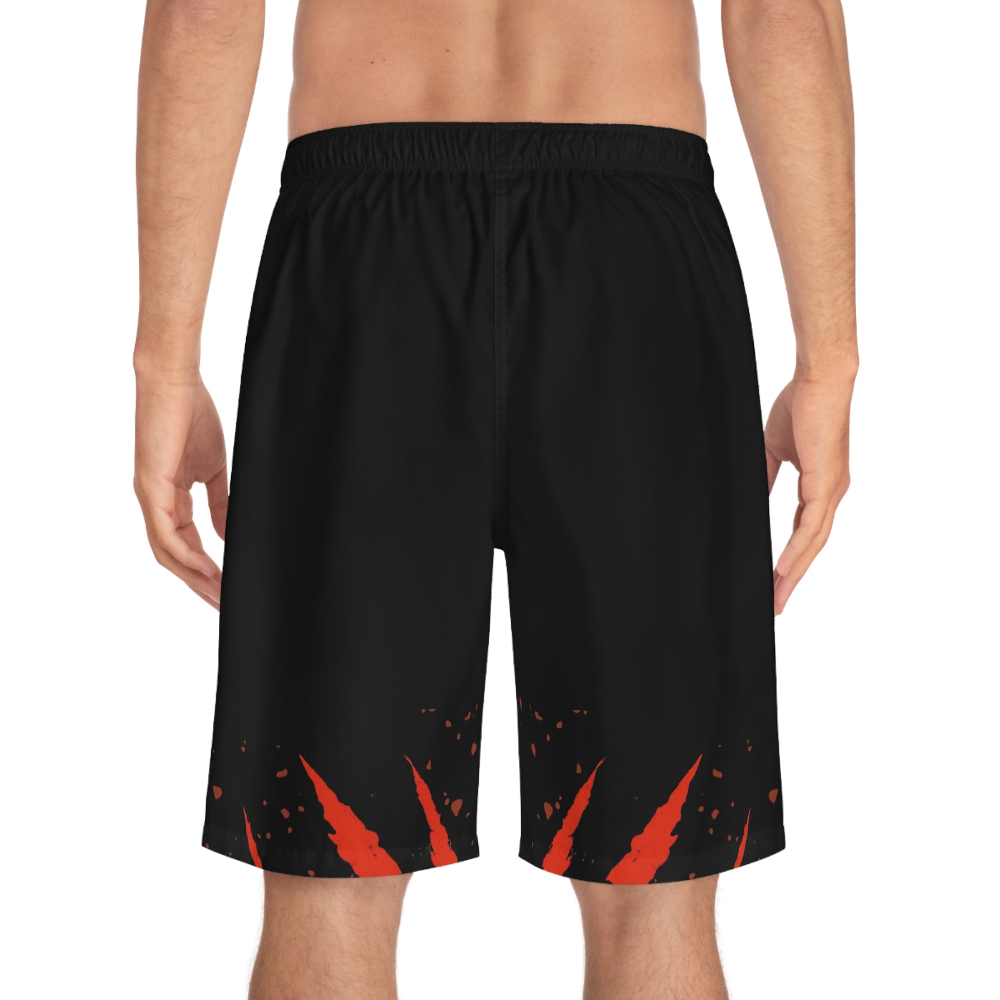 Unleash The Beast - Men's Relaxed Fit Board Shorts Printify by The Night Shift Automotive Apparel