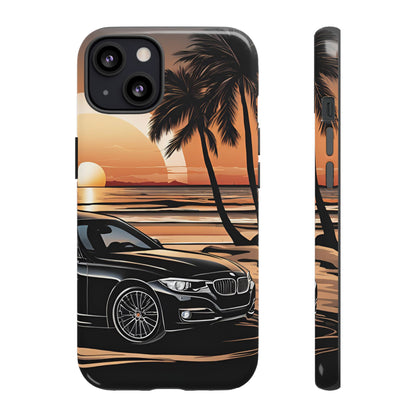 BMW Sunset On The Beach-Dual Layer Ultra Tough Phone Case Printify by The Night Shift Automotive Apparel