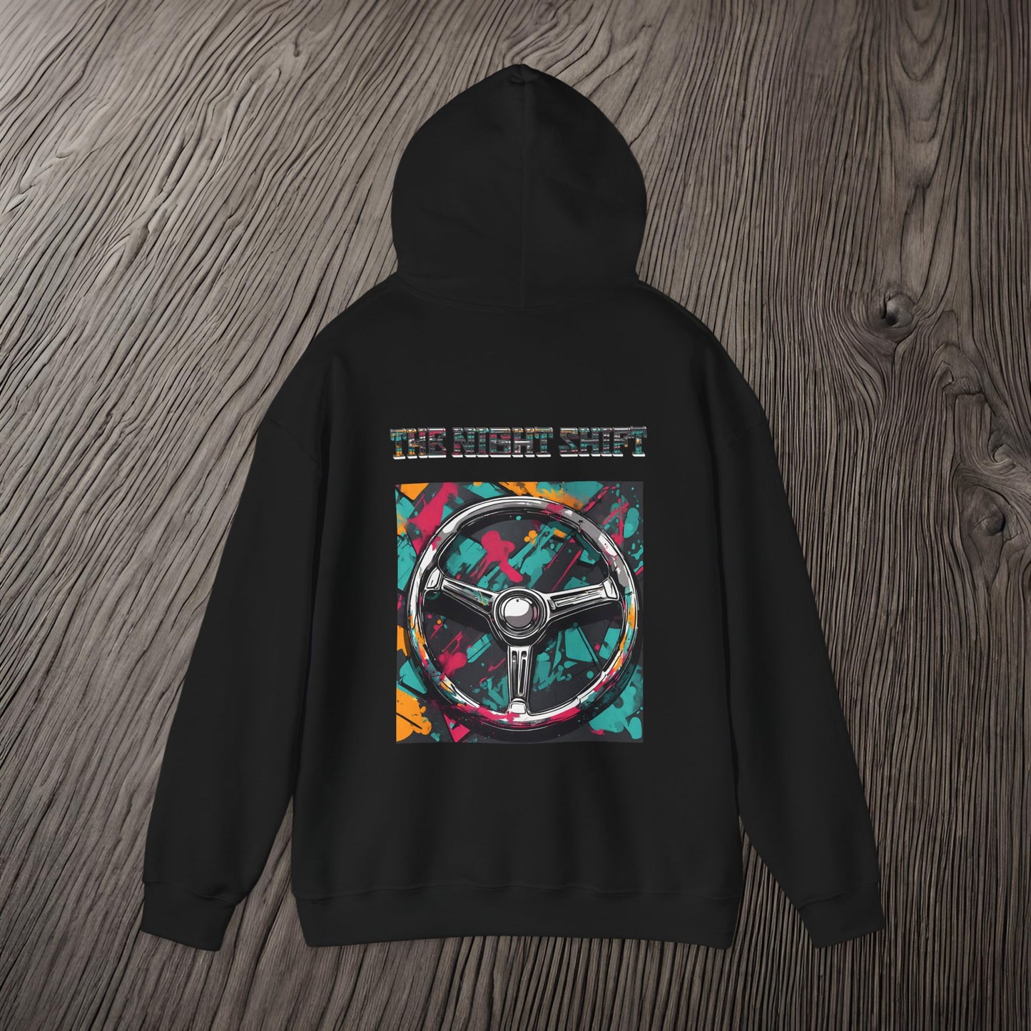 Steering Wheel-Ultra Soft, Premium Hoodie Printify by The Night Shift Automotive Apparel