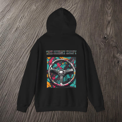 Steering Wheel-Ultra Soft, Premium Hoodie Printify by The Night Shift Automotive Apparel