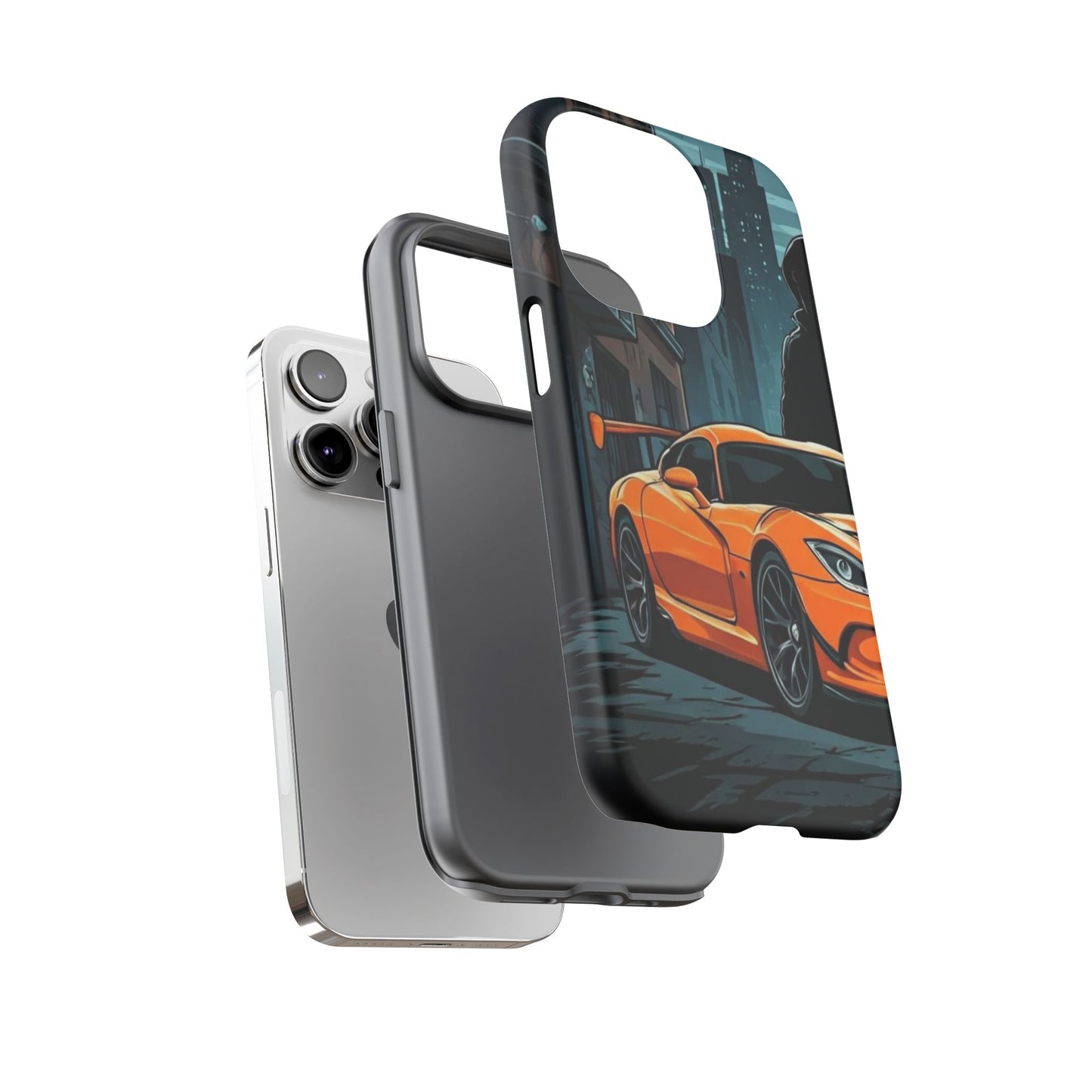 Dodge Viper SRT-10 Street Life-Dual Layer Ultra Tough Phone Case Printify by The Night Shift Automotive Apparel