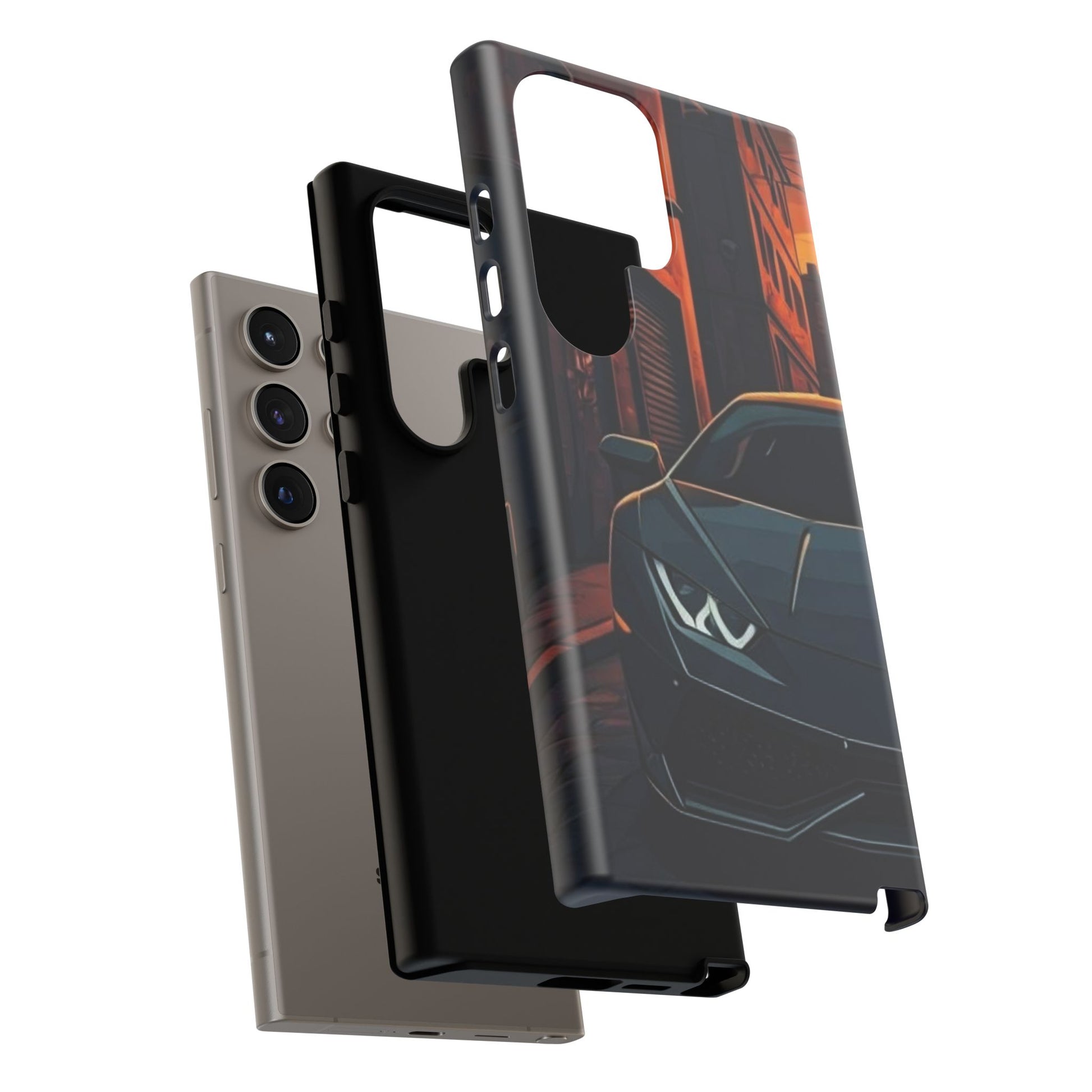 Lamborghini Huracan Street Life-Dual Layer Ultra Tough Phone Case Printify by The Night Shift Automotive Apparel