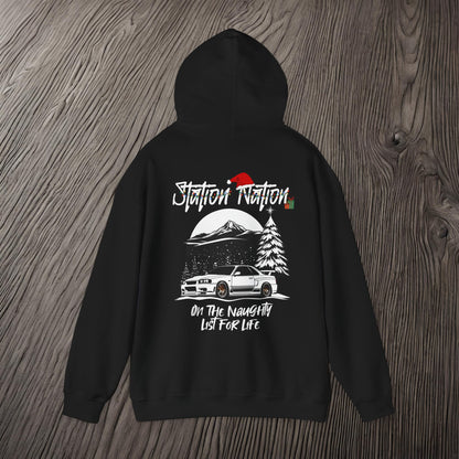 🎁 Christmas Limited Edition Station Nation-Ultra Soft, Premium Hoodie Printify by The Night Shift Automotive Apparel