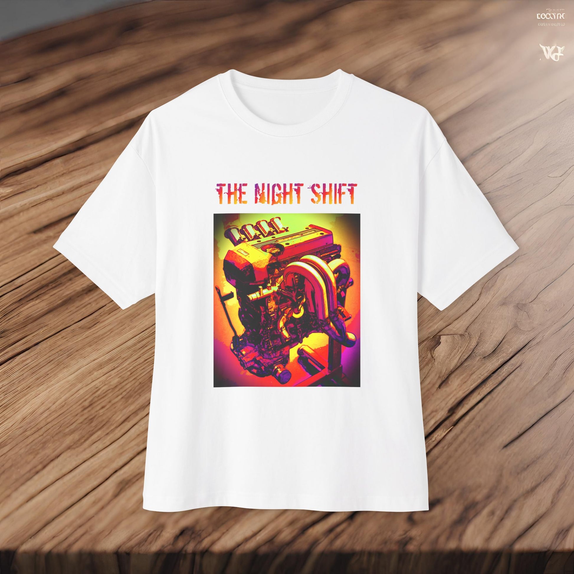 3S-GE ITB Synthwave-Premium, Ultra Soft Unisex Oversized Boxy Tee Printify by The Night Shift Automotive Apparel