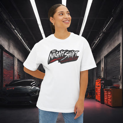 Nissan Skyline R34 Owners Custom-Premium, Ultra Soft Unisex Oversized Boxy Tee Printify by The Night Shift Automotive Apparel