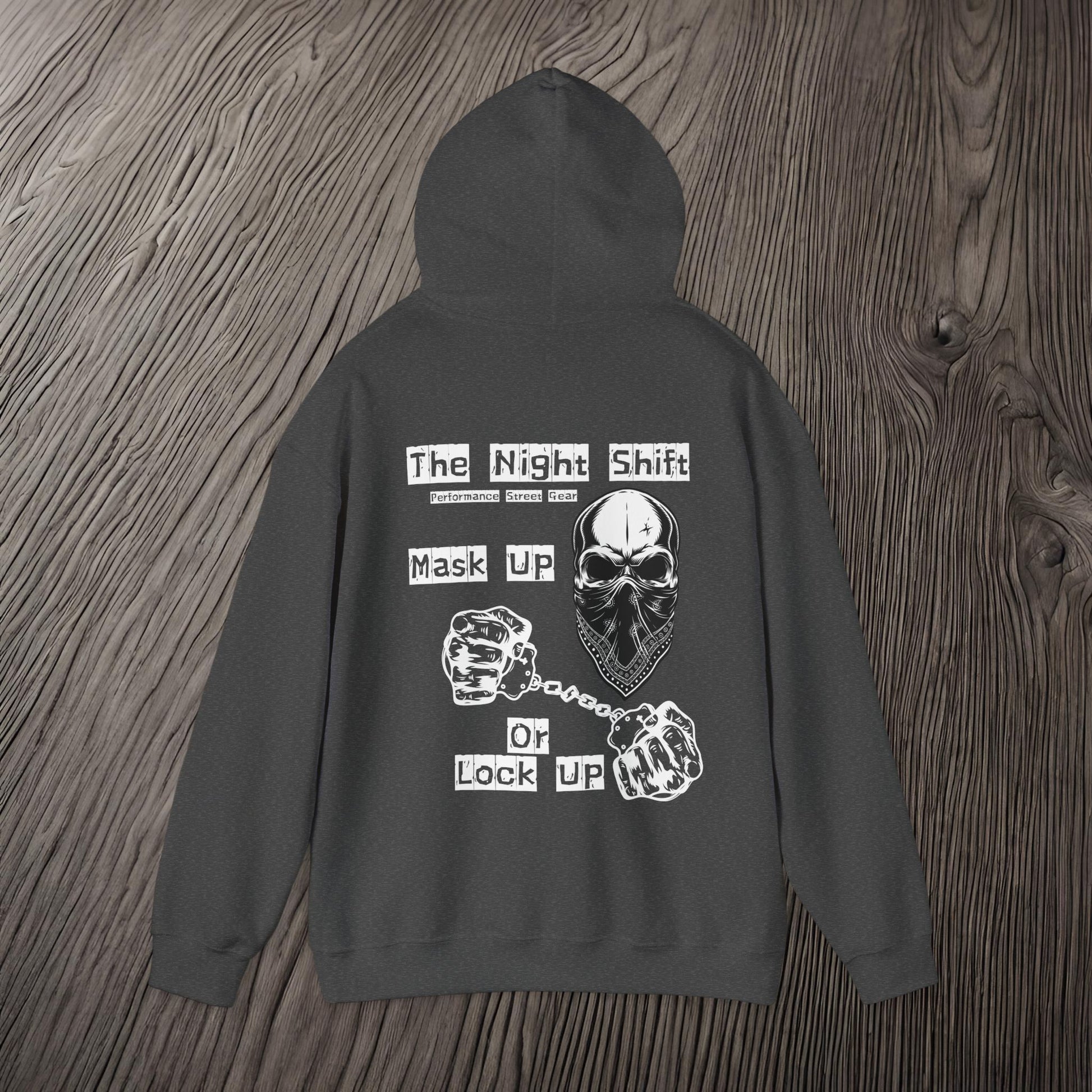 Mask Up or Lock Up-Ultra Soft, Premium Hoodie Printify by The Night Shift Automotive Apparel