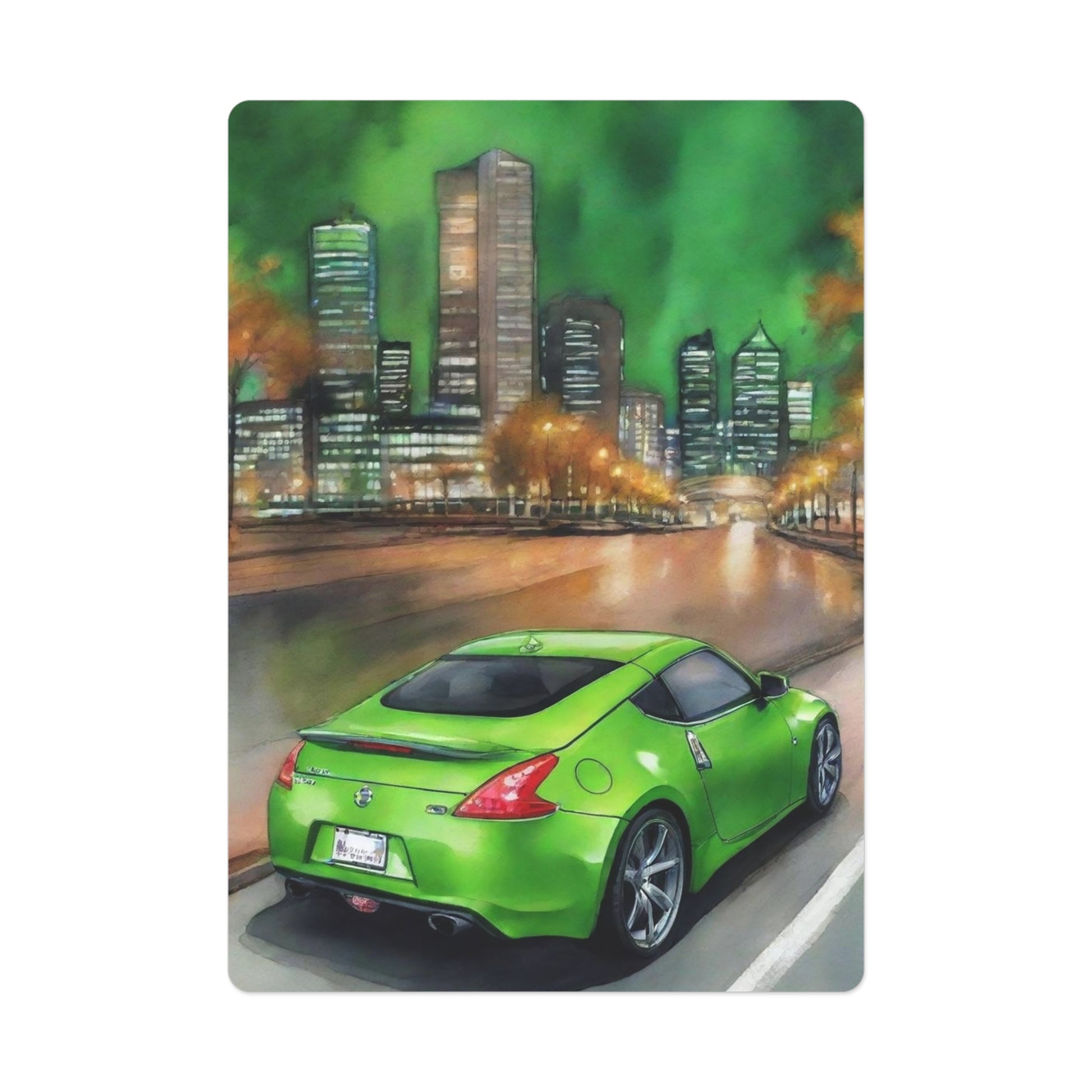Poker Cards 2.5" x 3.7" Glossy Printify by The Night Shift Automotive Apparel