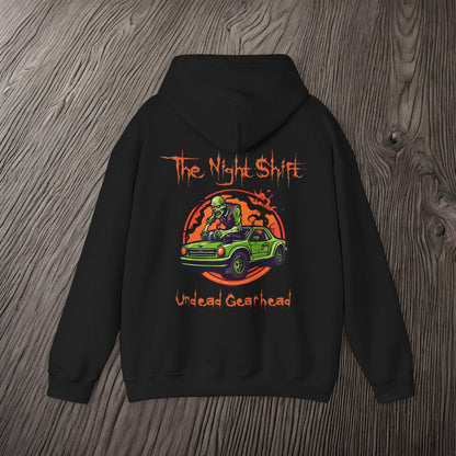 Undead Gearhead Zombie-Ultra Soft, Premium Hoodie Printify by The Night Shift Automotive Apparel