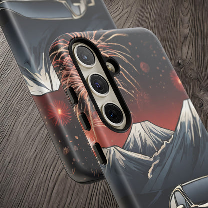 Subaru WRX/STI Fireworks-Dual Layer Ultra Tough Phone Case Printify by The Night Shift Automotive Apparel