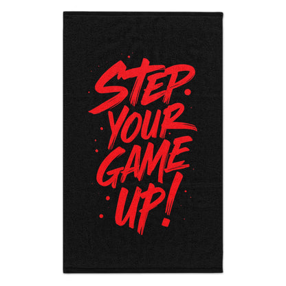 Step Your Game Up-Gym Towel (11x18) Printify by The Night Shift Automotive Apparel