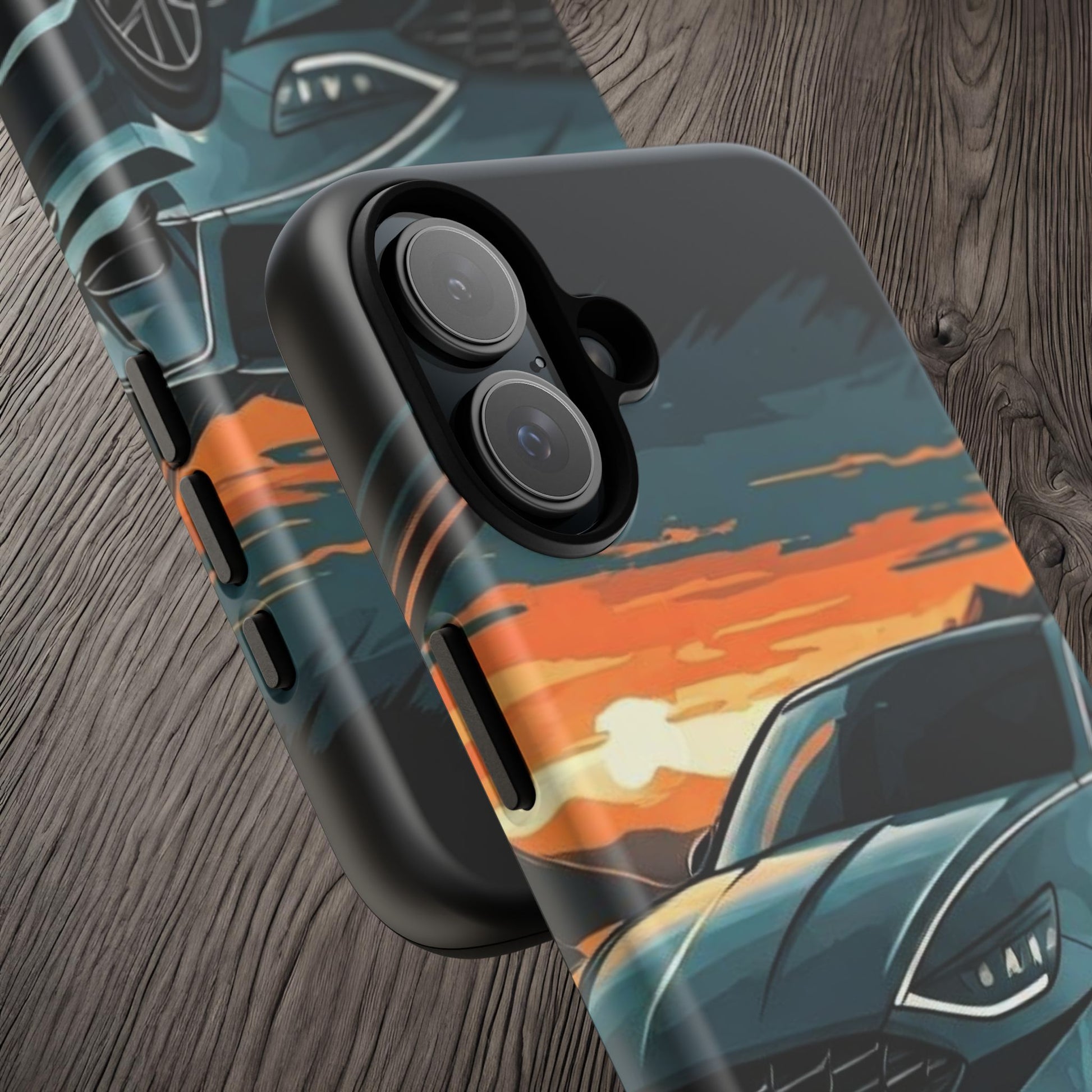 Hyundai Sonata-Sunset Drive-Dual Layer Ultra Tough Phone Case Printify by The Night Shift Automotive Apparel