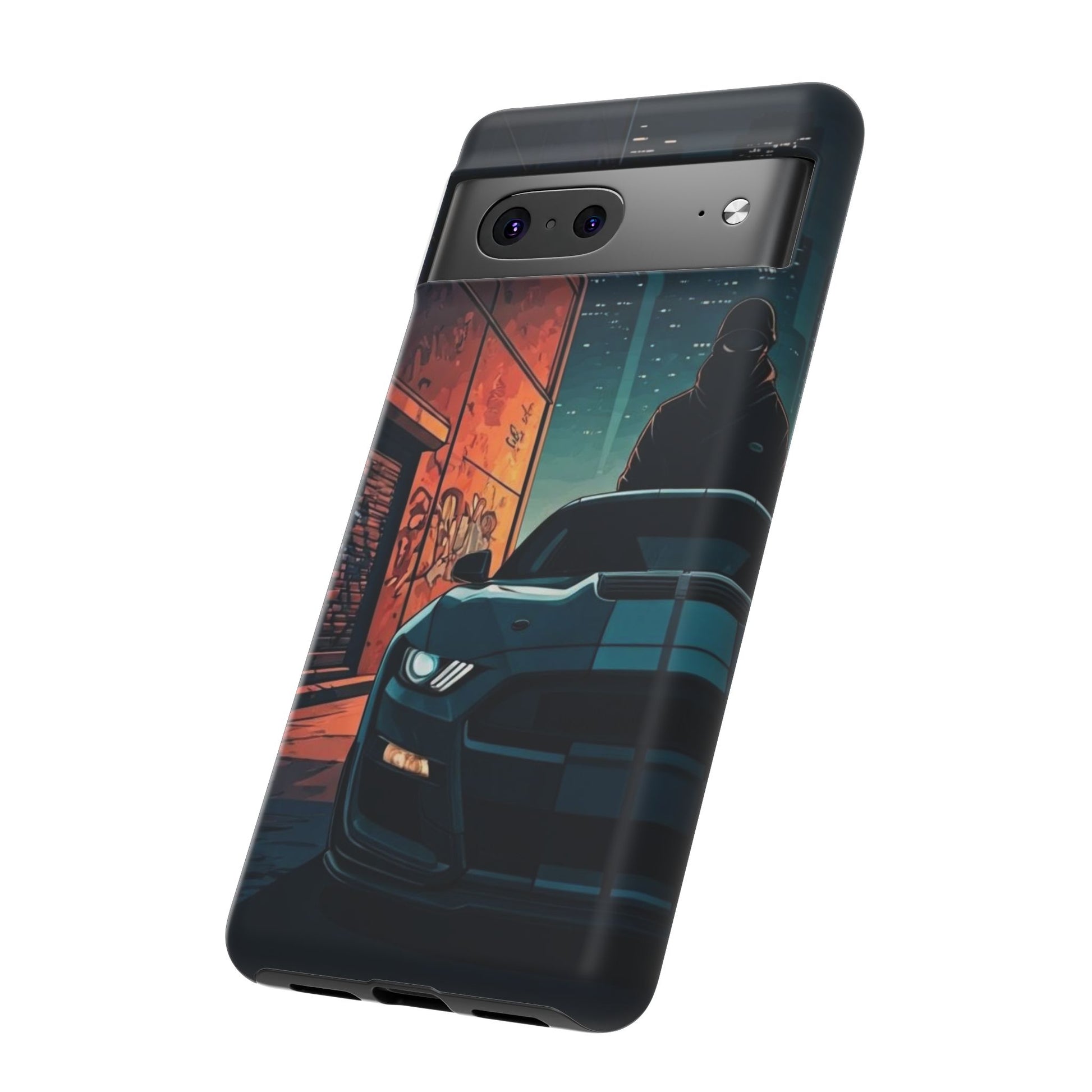 Ford Mustang Shelby GT350 Street Life-Dual Layer Ultra Tough Phone Case Printify by The Night Shift Automotive Apparel
