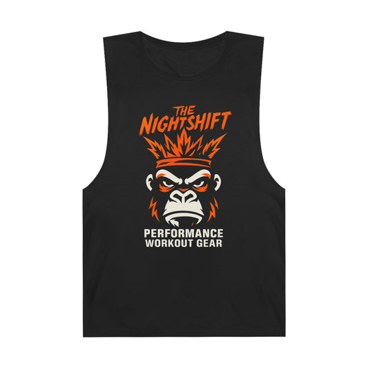 King Of The Gym - Premium Unisex Barnard Tank Top Black Printify by The Night Shift Automotive Apparel
