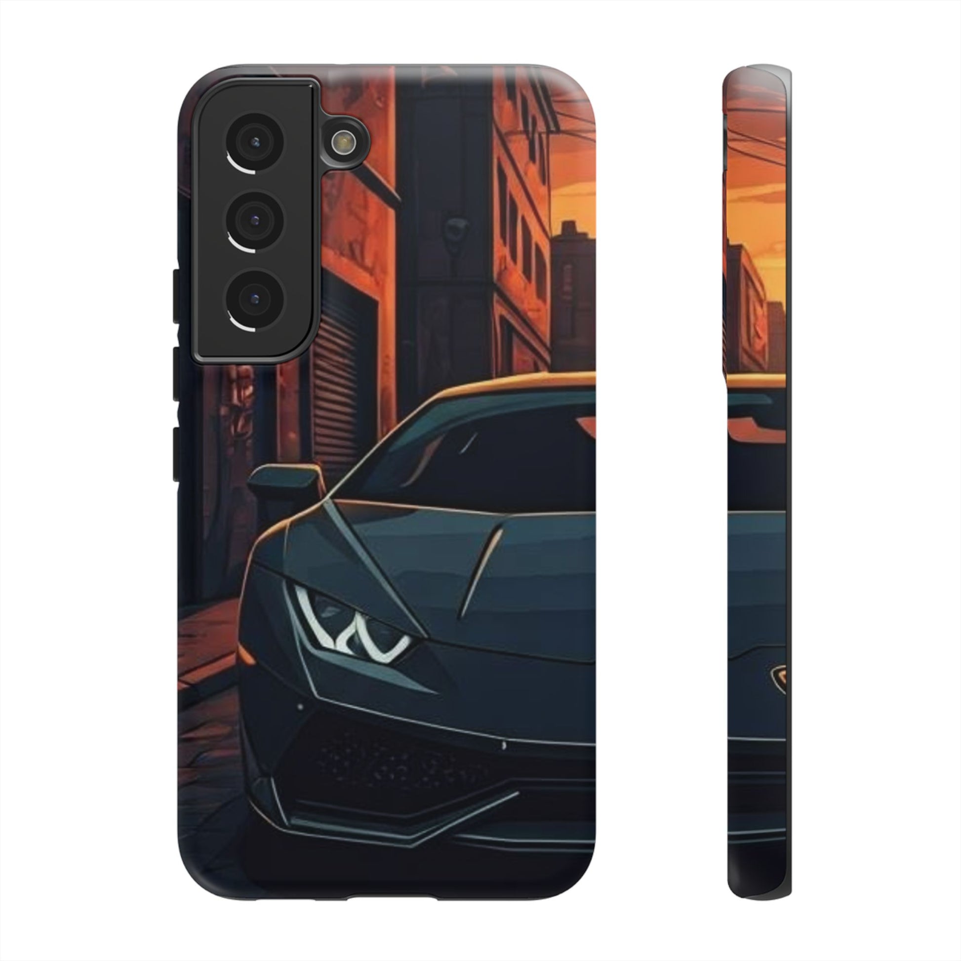 Lamborghini Huracan Street Life-Dual Layer Ultra Tough Phone Case Printify by The Night Shift Automotive Apparel