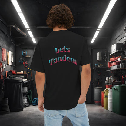 Lets Tandem-Premium, Ultra Soft, Unisex Oversized Boxy Tee Printify by The Night Shift Automotive Apparel