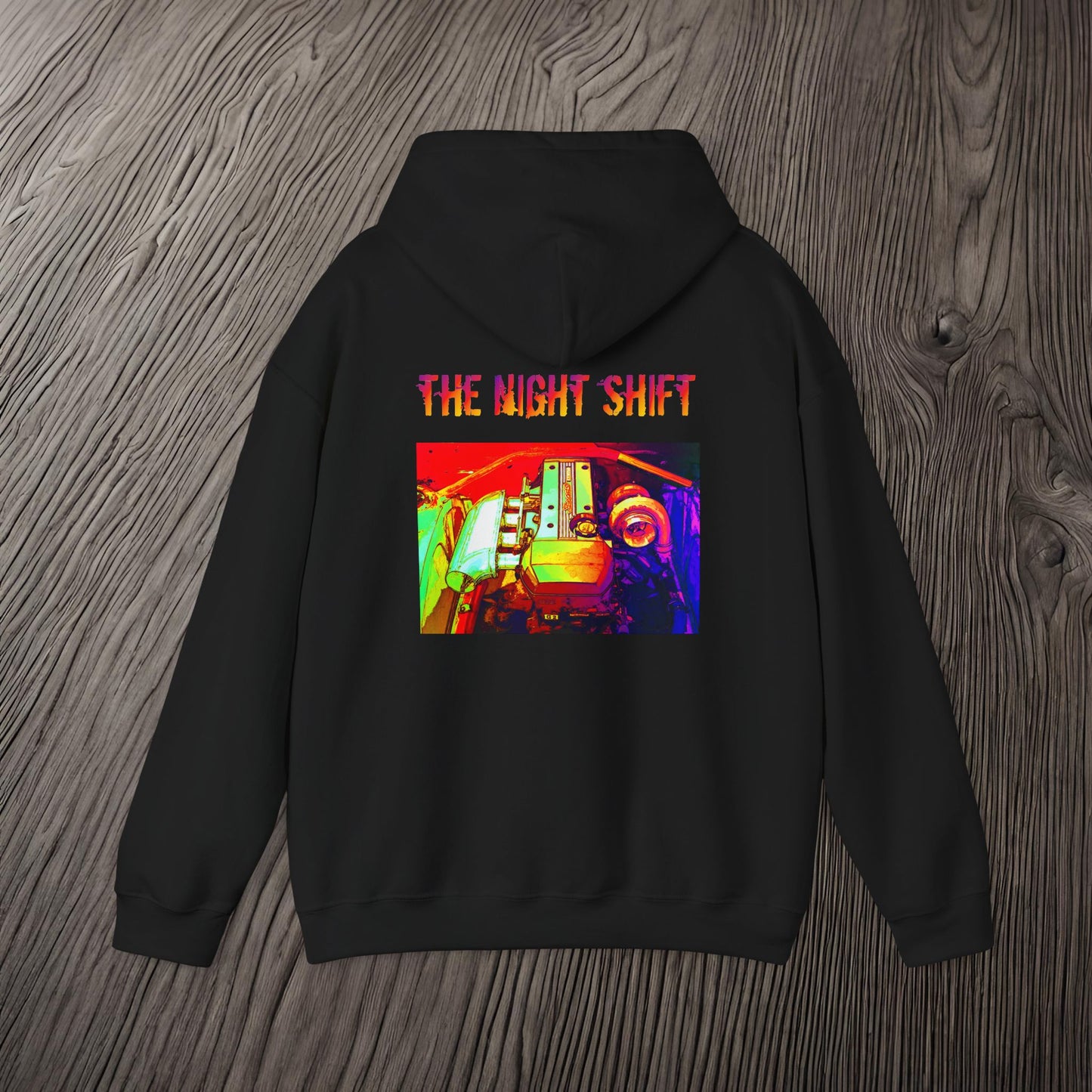 3S-GE Beams Turbo Synthwave-Premium, Ultra Soft Unisex Hoodie Printify by The Night Shift Automotive Apparel