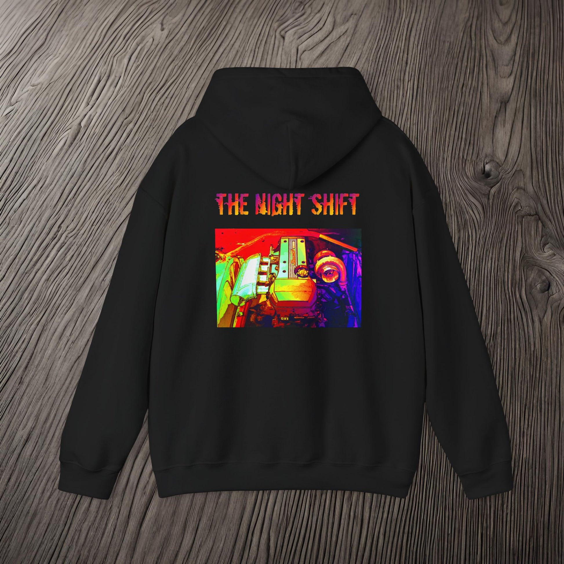 3S-GE Beams Turbo Synthwave-Premium, Ultra Soft Unisex Hoodie Printify by The Night Shift Automotive Apparel