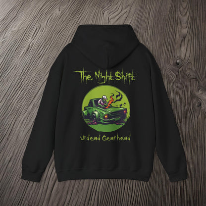Undead Gearhead Zombie-Ultra Soft, Premium Hoodie Printify by The Night Shift Automotive Apparel