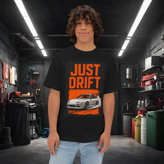 Just Drift-Premium, Ultra Soft Unisex Oversized Boxy Tee