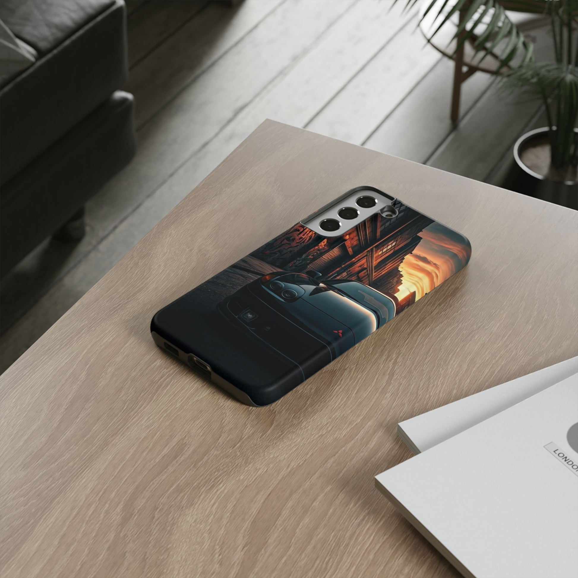 Mitsubishi 3000GT VR4 Street Life-Dual Layer Ultra Tough Phone Case Samsung Galaxy S22 Plus Matte Printify by The Night Shift Automotive Apparel