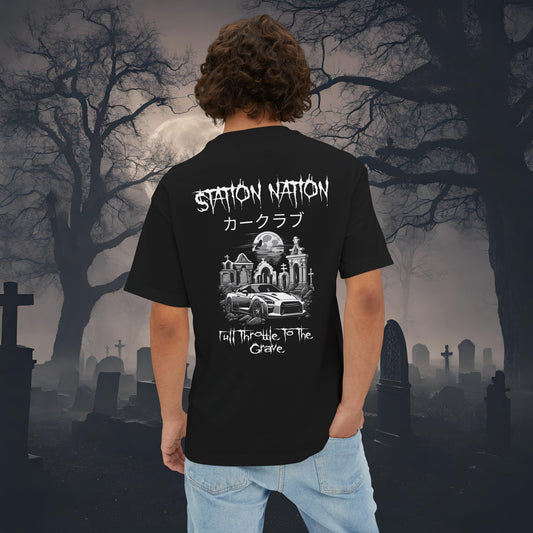 👻 HALLOWEEN LIMITED EDITION Nissan GTR-Premium, Ultra Soft Oversized Boxy Tee