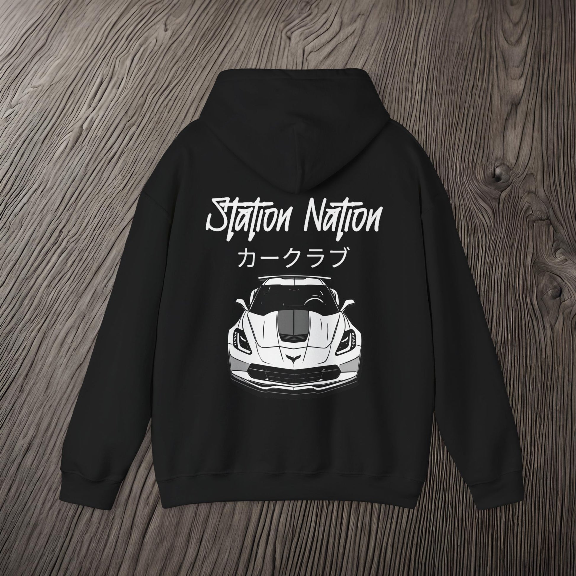 Station Nation-Ultra Soft, Premium Hoodie Printify by The Night Shift Automotive Apparel