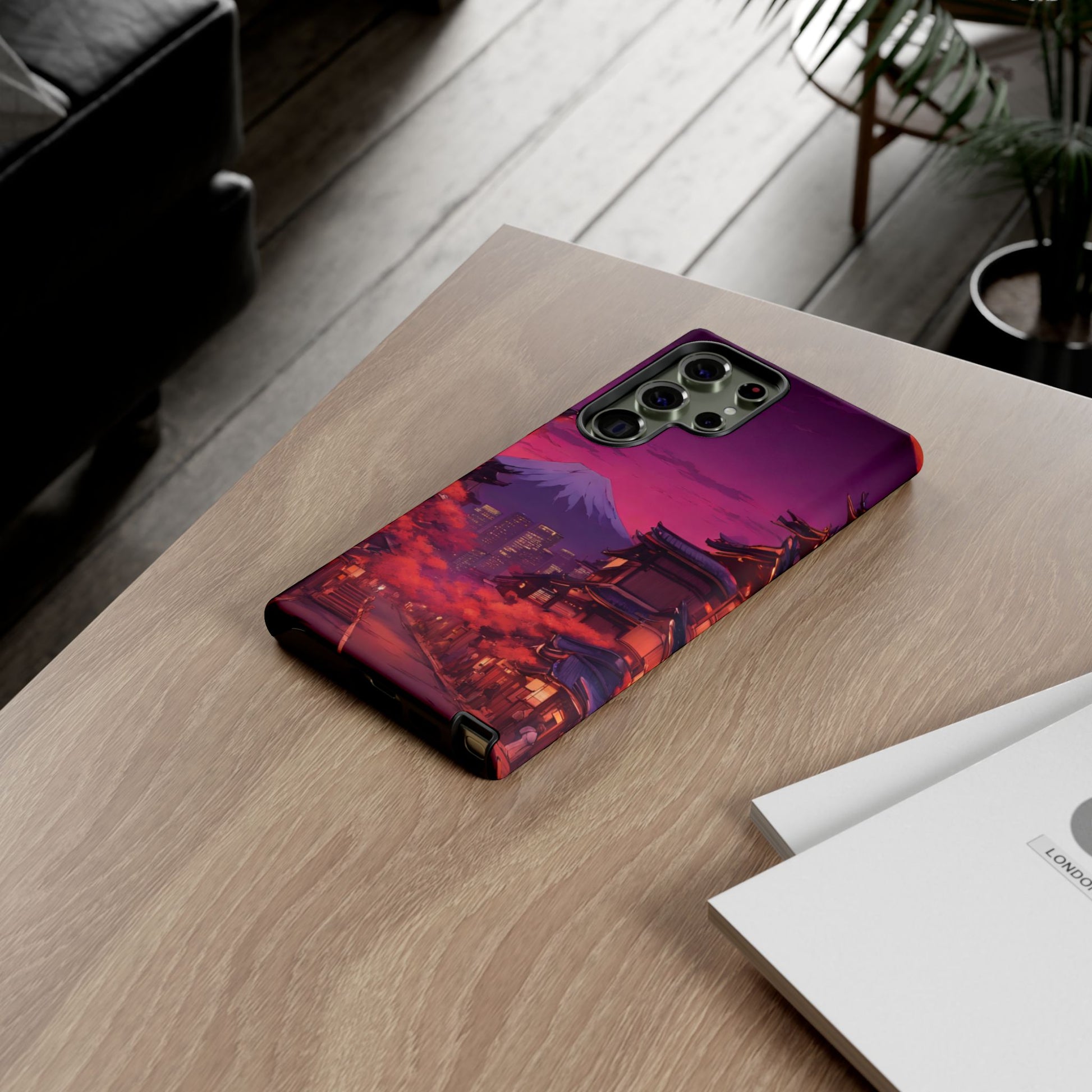 Traditional Japanese Village Countryside-Dual Layer Ultra Tough Phone Case Samsung Galaxy S23 Ultra Matte Printify by The Night Shift Automotive Apparel