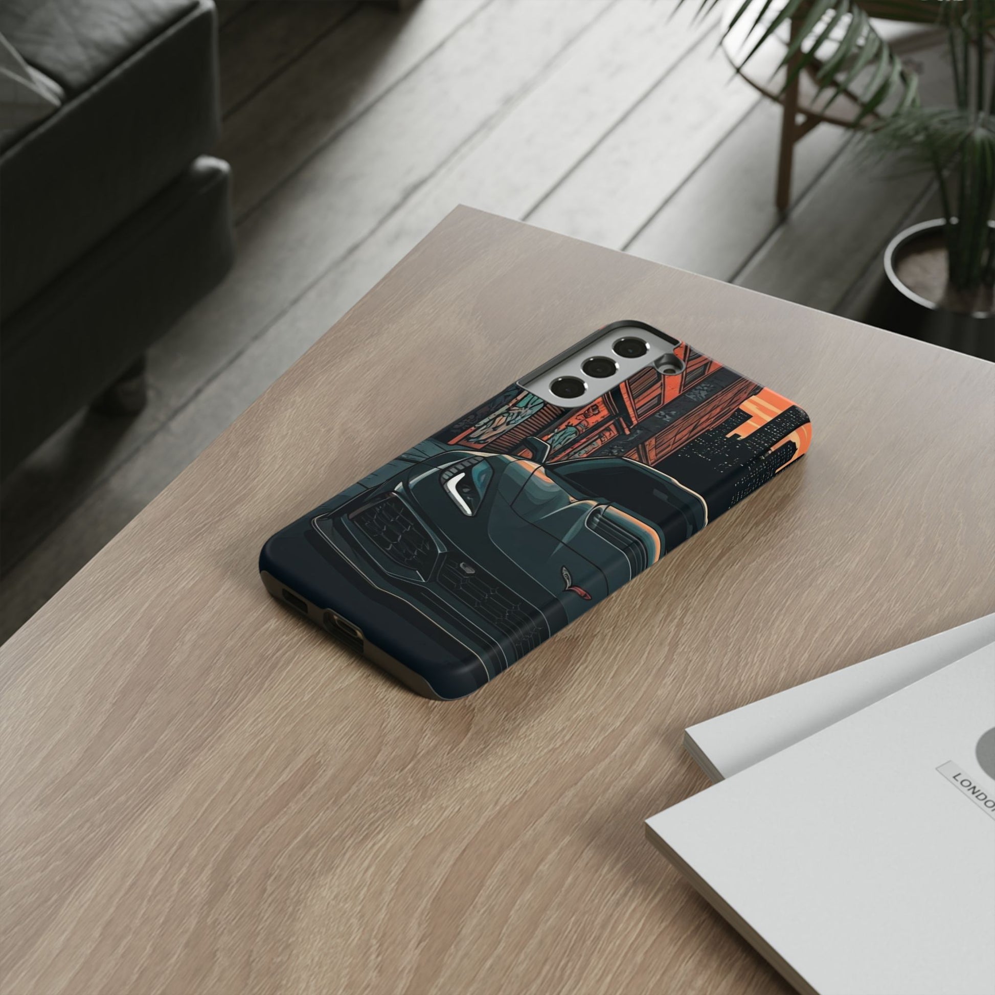 Chevy Corvette C7 Street Life-Dual Layer Ultra Tough Phone Case Samsung Galaxy S22 Plus Matte Printify by The Night Shift Automotive Apparel