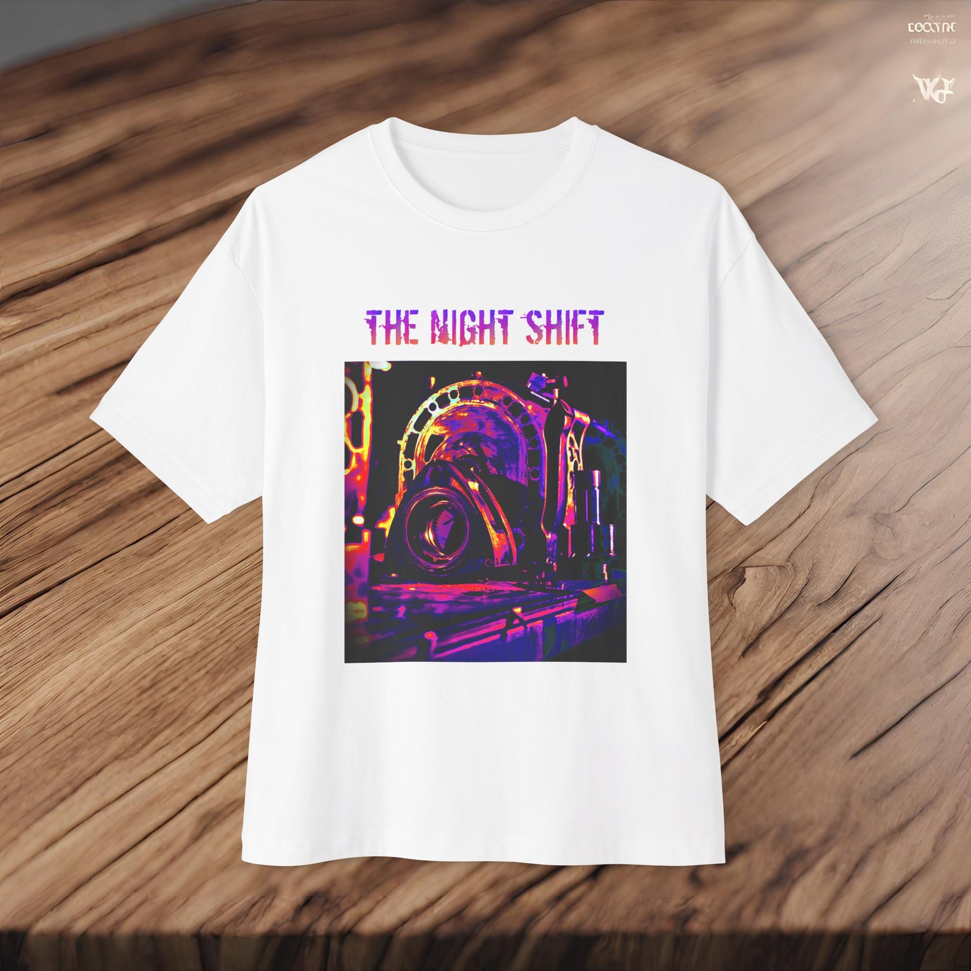 13B-REW Synthwave-Premium, Ultra Soft Unisex Oversized Boxy Tee Printify by The Night Shift Automotive Apparel