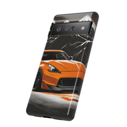 Nissan 370Z Mt Fuji-Dual Layer Ultra Tough Phone Case Printify by The Night Shift Automotive Apparel