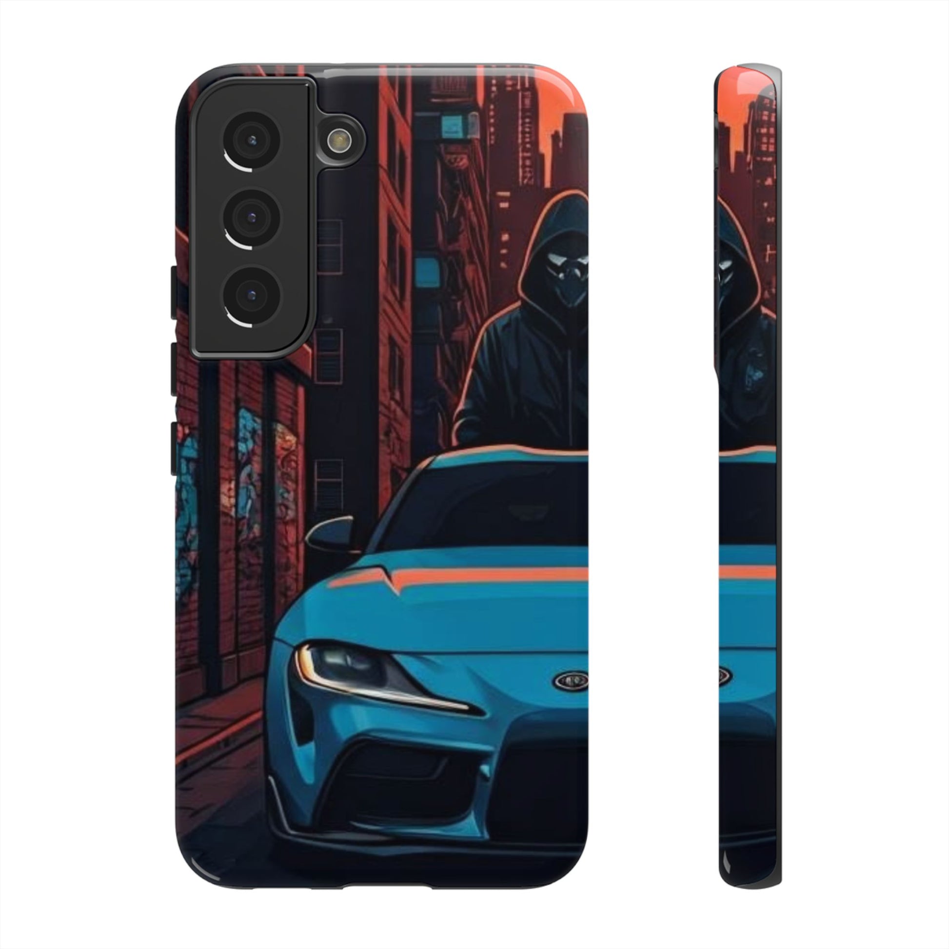 Toyota Supra MK-V Street Life-Dual Layer Ultra Tough Phone Case Printify by The Night Shift Automotive Apparel