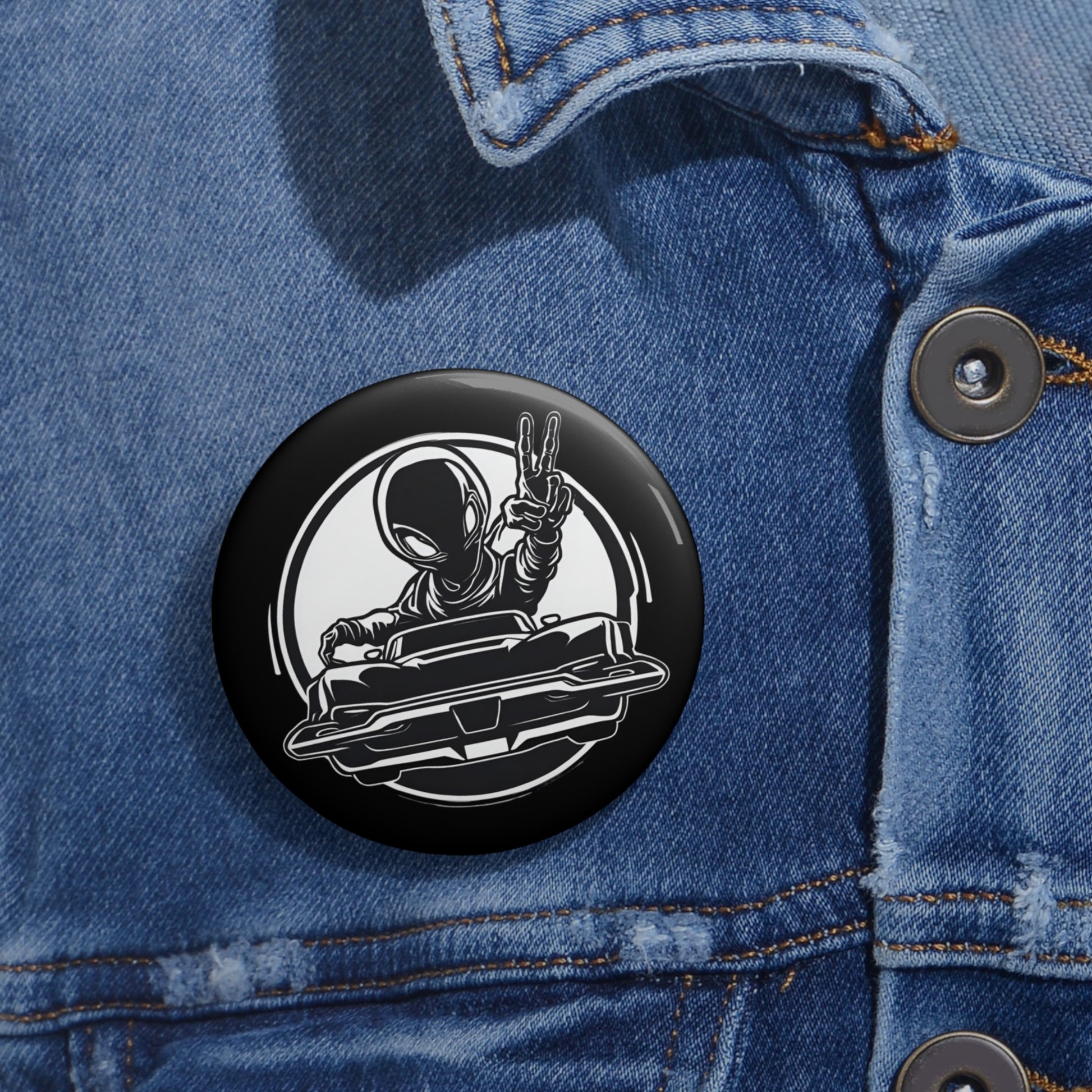 Station Nation Pin Printify by The Night Shift Automotive Apparel