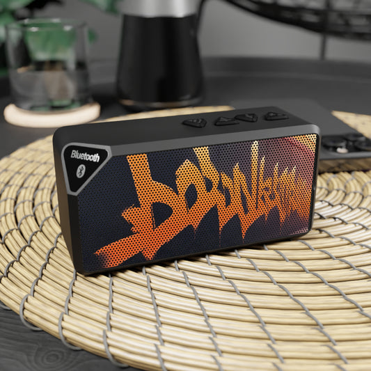 Graffiti-Jabba Bluetooth Speaker 4.25" x 2.25" Black Printify by The Night Shift Automotive Apparel
