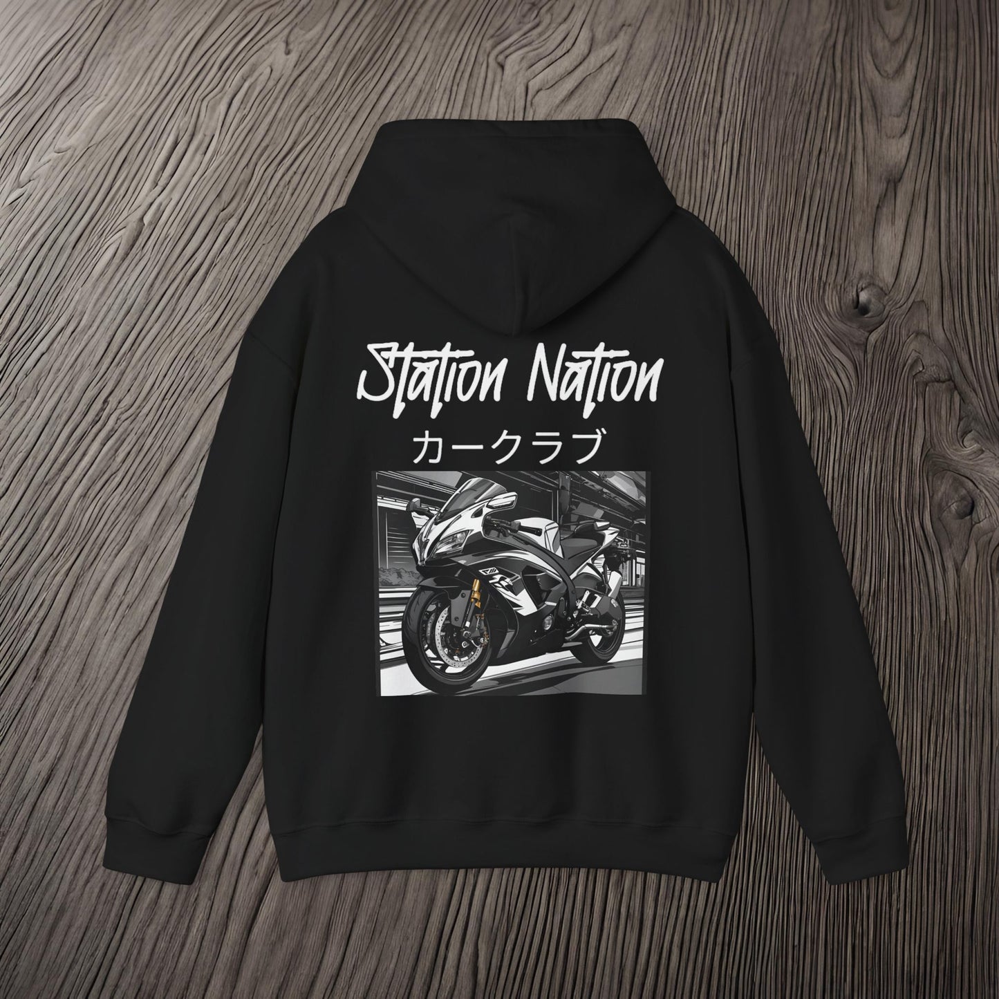 Station Nation-Ultra Soft, Premium Hoodie Printify by The Night Shift Automotive Apparel