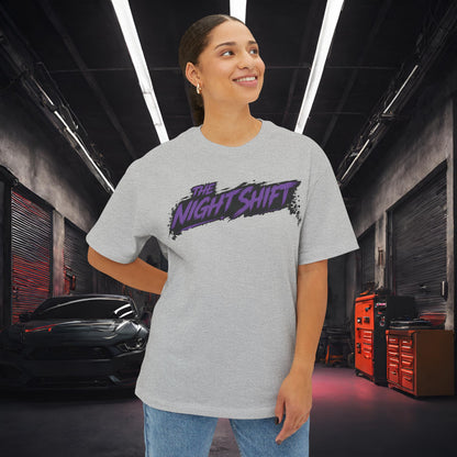 Nissan 240sx S13 Lawless Tendencies-Premium, Ultra Soft Unisex Oversized Boxy Tee Printify by The Night Shift Automotive Apparel