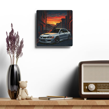 Mitsubishi Lancer Evo 9 Street Life-Acrylic Wall Clock