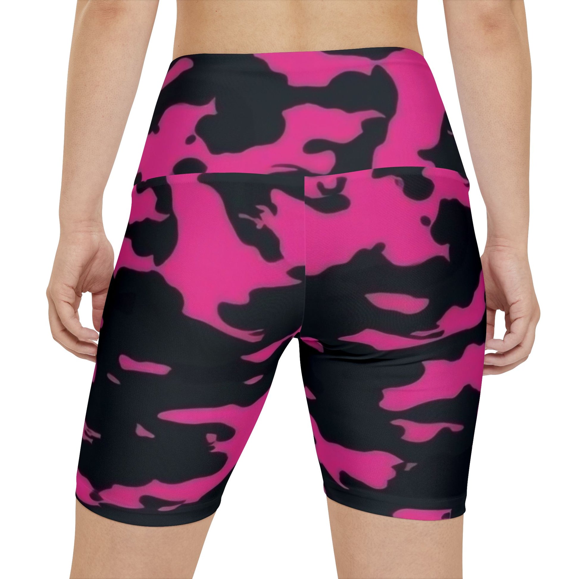 Women's Gym & Fitness Biker Shorts Printify by The Night Shift Automotive Apparel