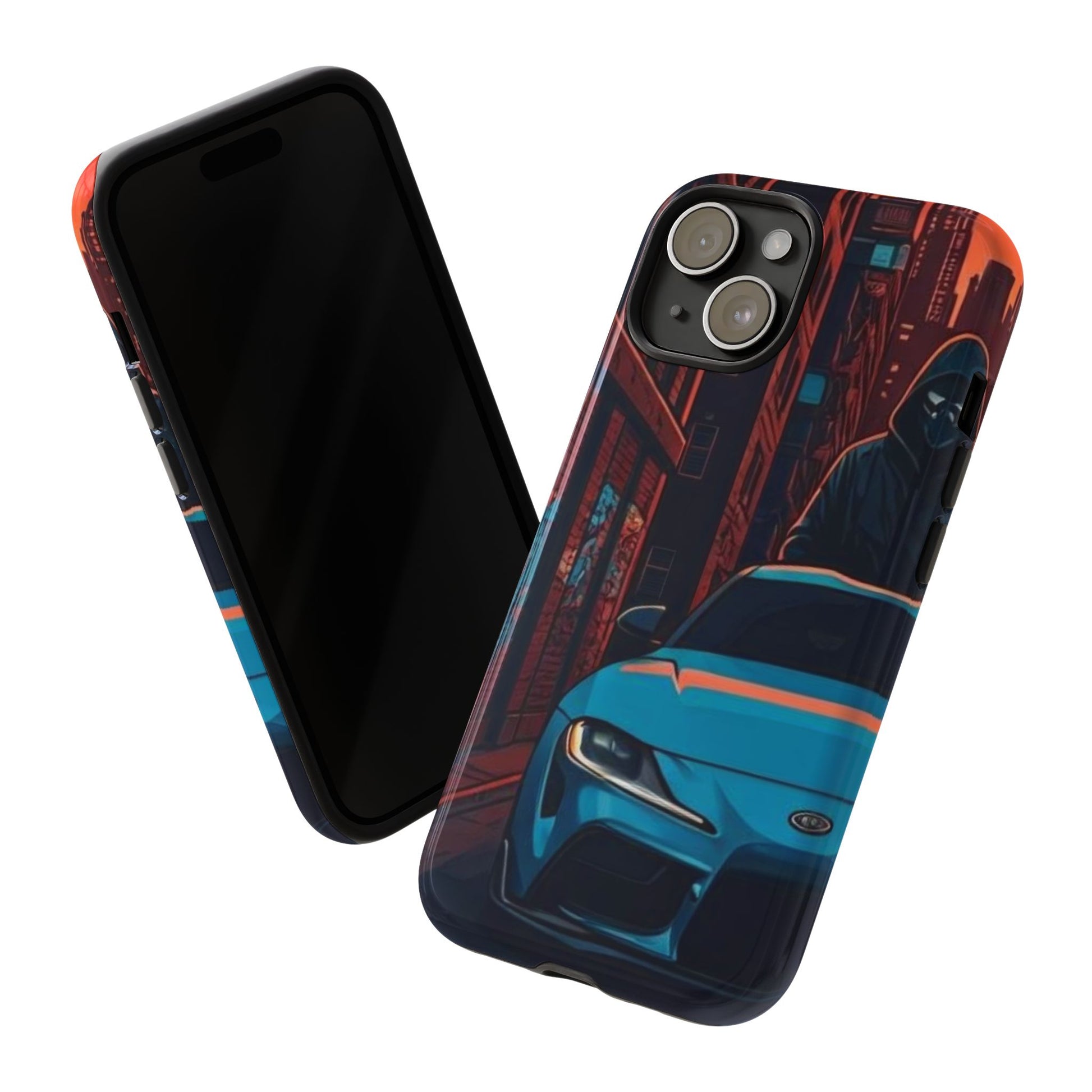 Toyota Supra MK-V Street Life-Dual Layer Ultra Tough Phone Case Printify by The Night Shift Automotive Apparel