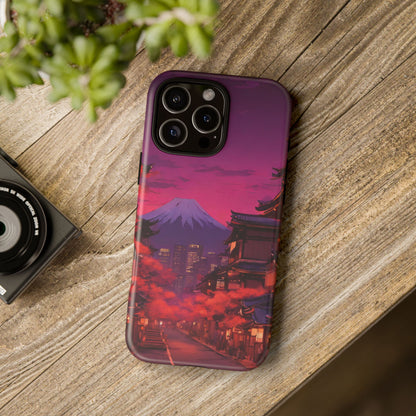 Traditional Japanese Village Countryside-Dual Layer Ultra Tough Phone Case iPhone 16 Pro Max Matte Printify by The Night Shift Automotive Apparel