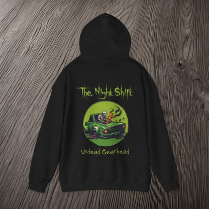 Undead Gearhead Zombie-Ultra Soft, Premium Hoodie Printify by The Night Shift Automotive Apparel