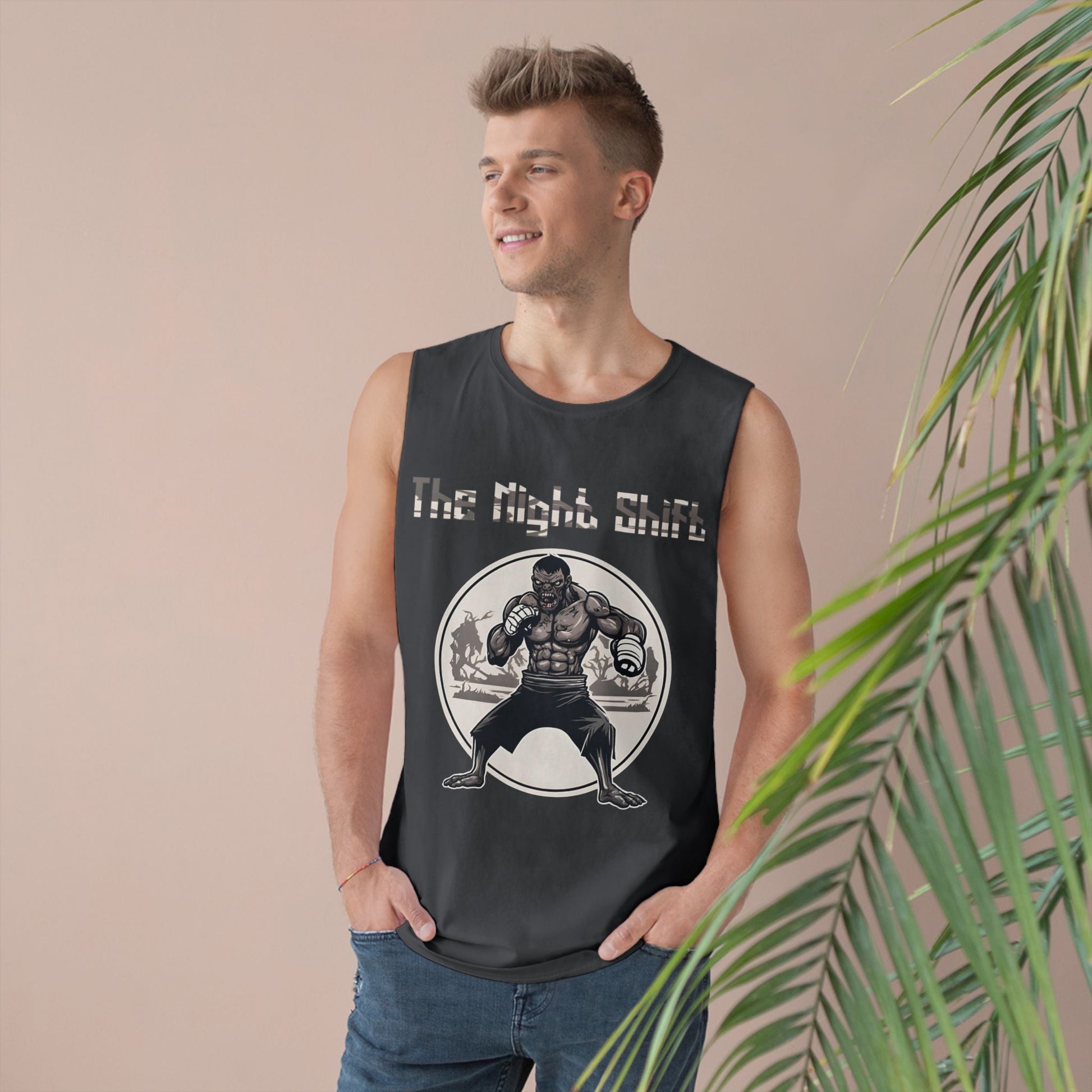 Maui Thai Zombie - Premium Unisex Barnard Tank Top Printify by The Night Shift Automotive Apparel