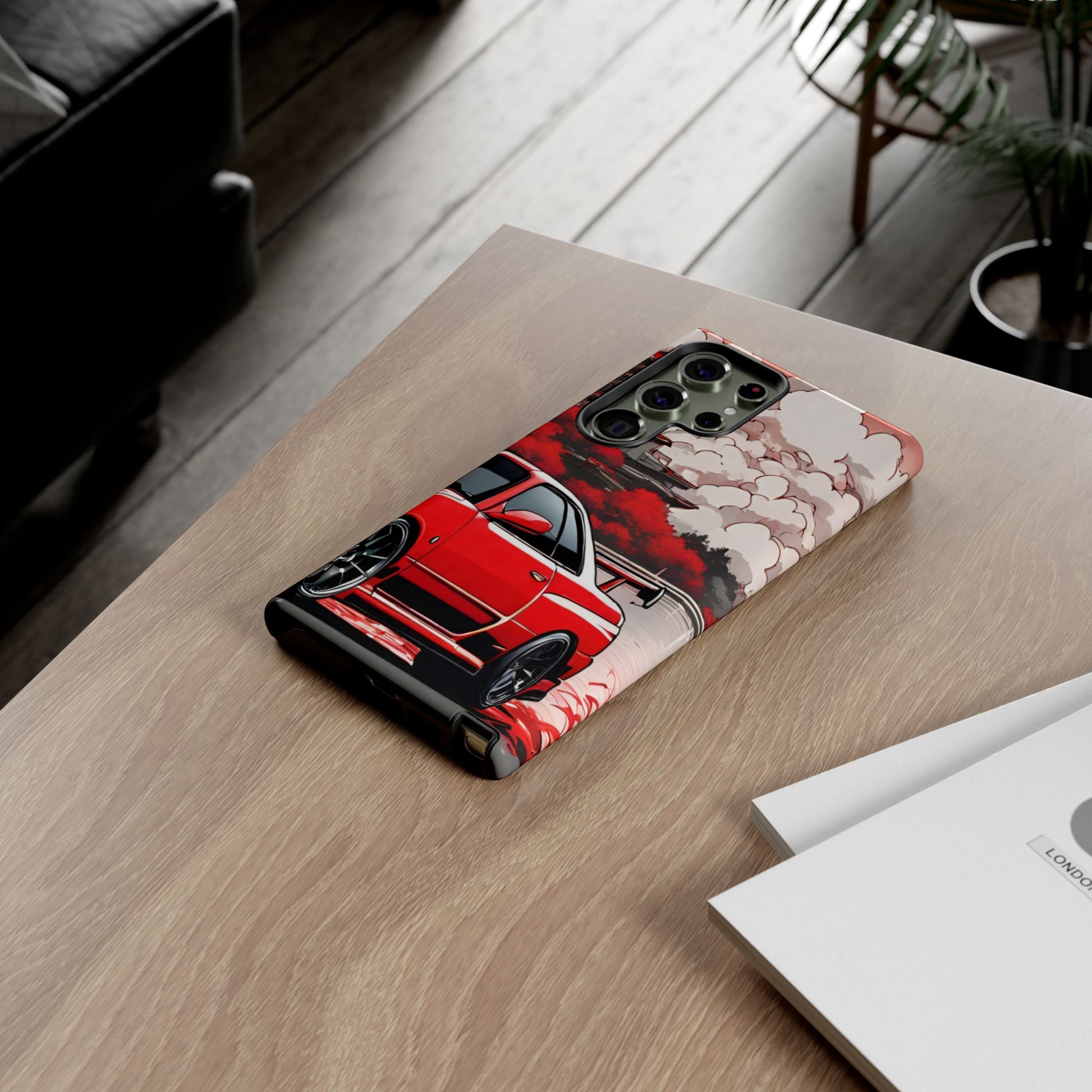 Nissan Skyline R34-Dual Layer Ultra Tough Phone Case Samsung Galaxy S23 Ultra Glossy Printify by The Night Shift Automotive Apparel