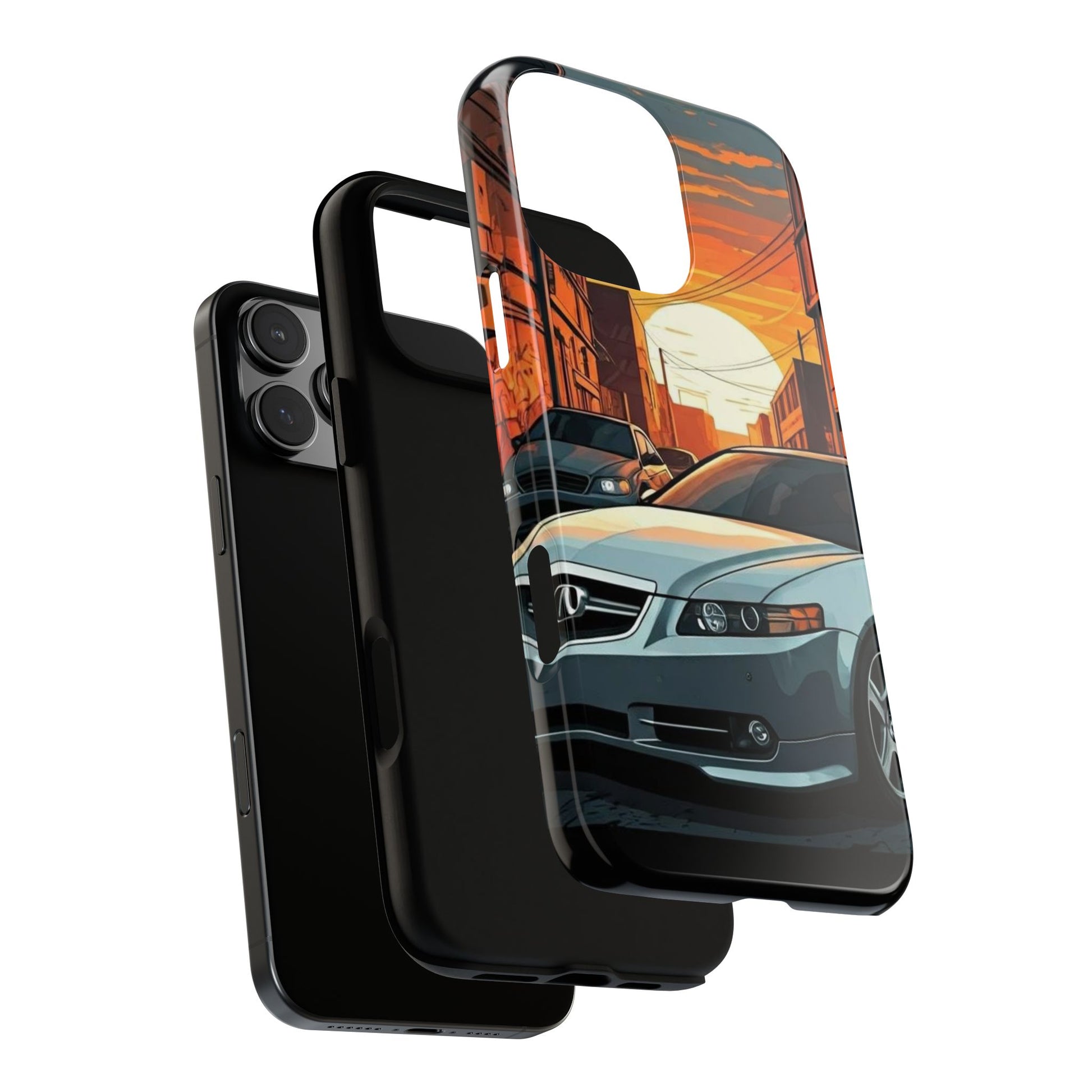 Acura TL Street Life-Dual Layer Ultra Tough Phone Case Printify by The Night Shift Automotive Apparel