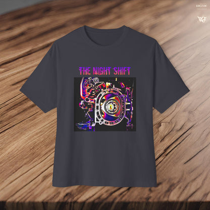 13B-REW Synthwave-Premium, Ultra Soft Unisex Oversized Boxy Tee Printify by The Night Shift Automotive Apparel