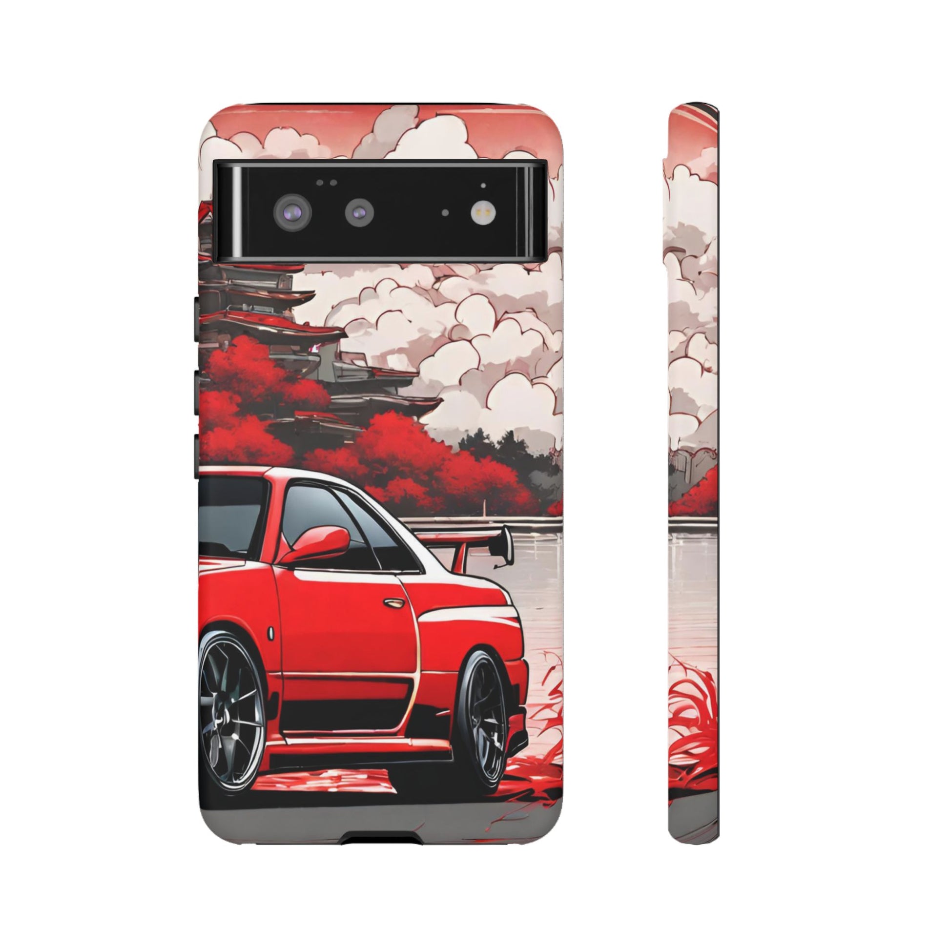 Nissan Skyline R34-Dual Layer Ultra Tough Phone Case Printify by The Night Shift Automotive Apparel